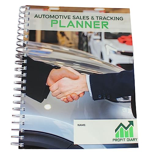 The Profit Diary- Car Sales Daily Planner & Tracker- Optimize Your Day for Success