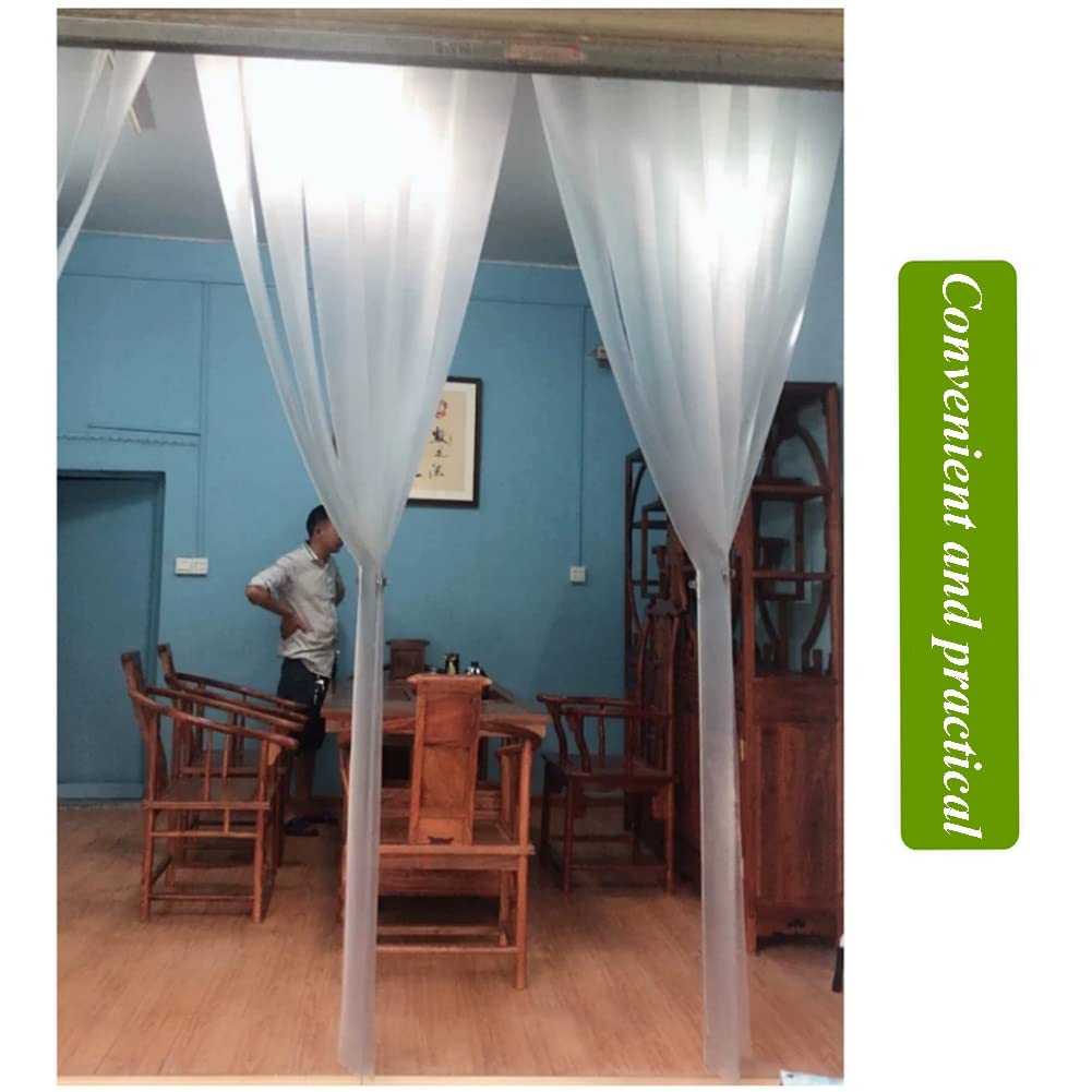 Artiz Tenda di Plastica della Striscia del Vinile, Tenda Morbida Opaca Satinata Tenda Divisoria in PVC Isolamento Domestico Antivento Porte di Garage, Casa per Animali Domestici, Magazzino