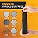 Lockport Black Gaffers Tape 3 inch x 30 Yards - 2 Pack Pro Black Gaff Tape - No Residue, Water Resistant, Non-Reflective, Easy Tear - Multipurpose