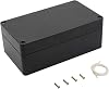 LeMotech ABS Plastic Case IP65 Waterproof Box Electrical Project Box Junction Box Junction Box Black 158 x 90 x 60mm