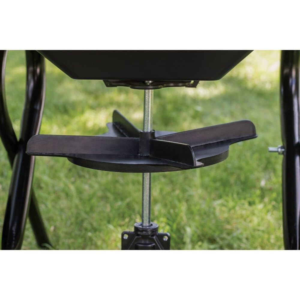 Agri-Fab AG45-0388 Streuwagen, zum Schieben, 38,5 kg, Schwarz