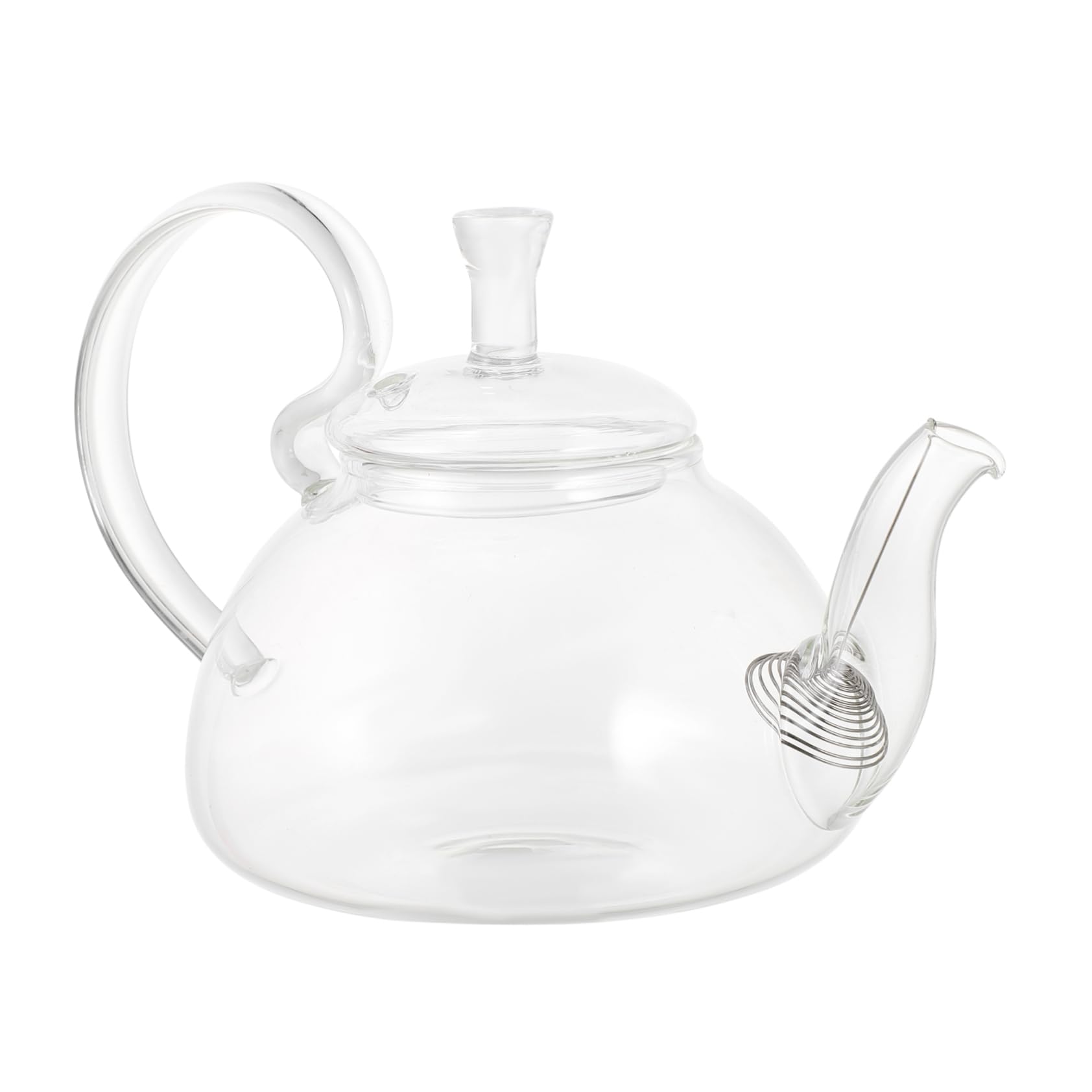 Cabilock Teapot Tea Infuser Electric Kettle Travel Kettle Clear Kettle Stove Top Heating Water Pot Hot Pot Electric Quiet Kettle Loose Leaf Tea Strainer Steaming Unique Glass Transparent