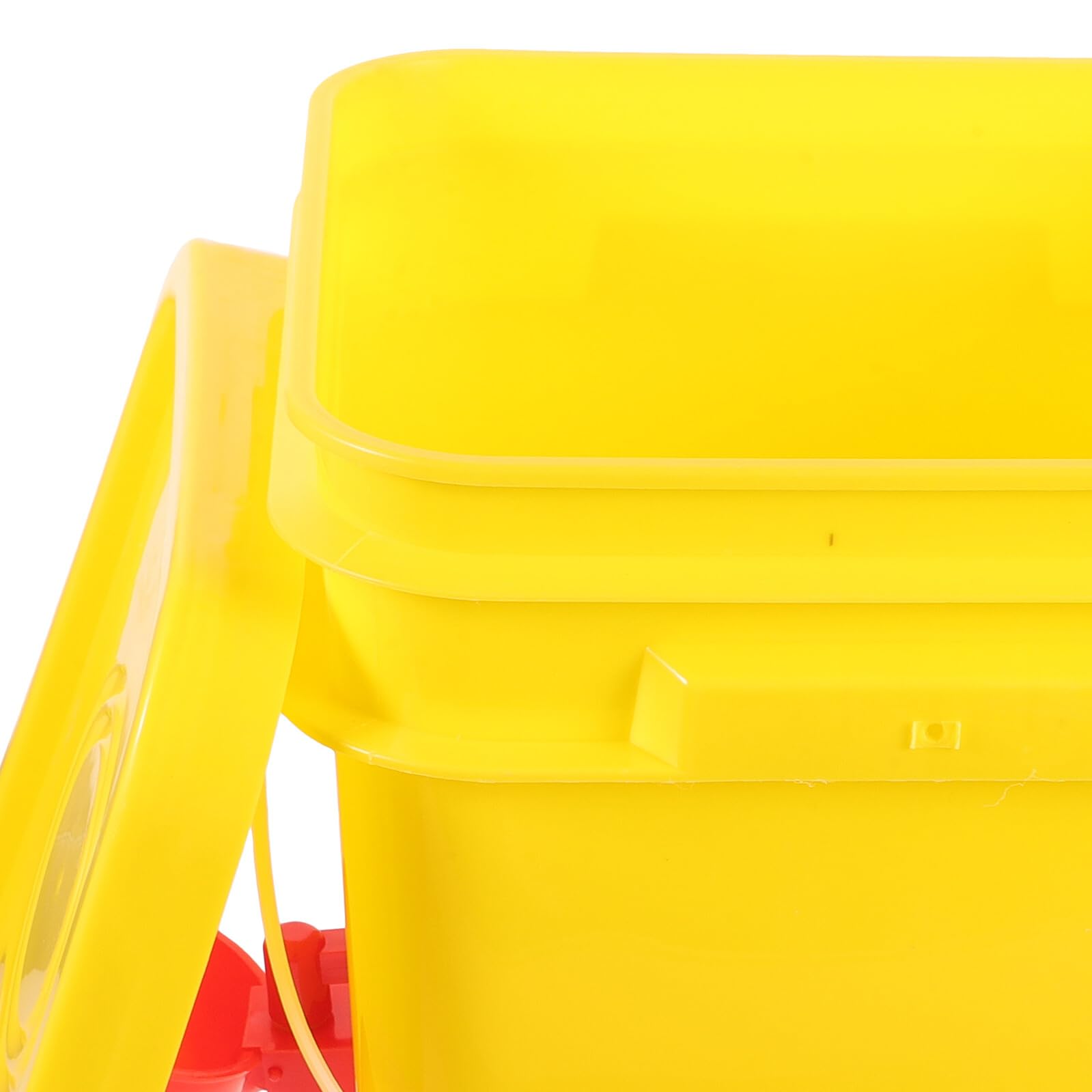 Hohopeti Mangiatoia Automatica Pollame Ciotole per Alimentazione Pulita e Resistente Contenitore Portatile per Galline Anatre e Piccioni Materiale PE Riutilizzabile e Antisole