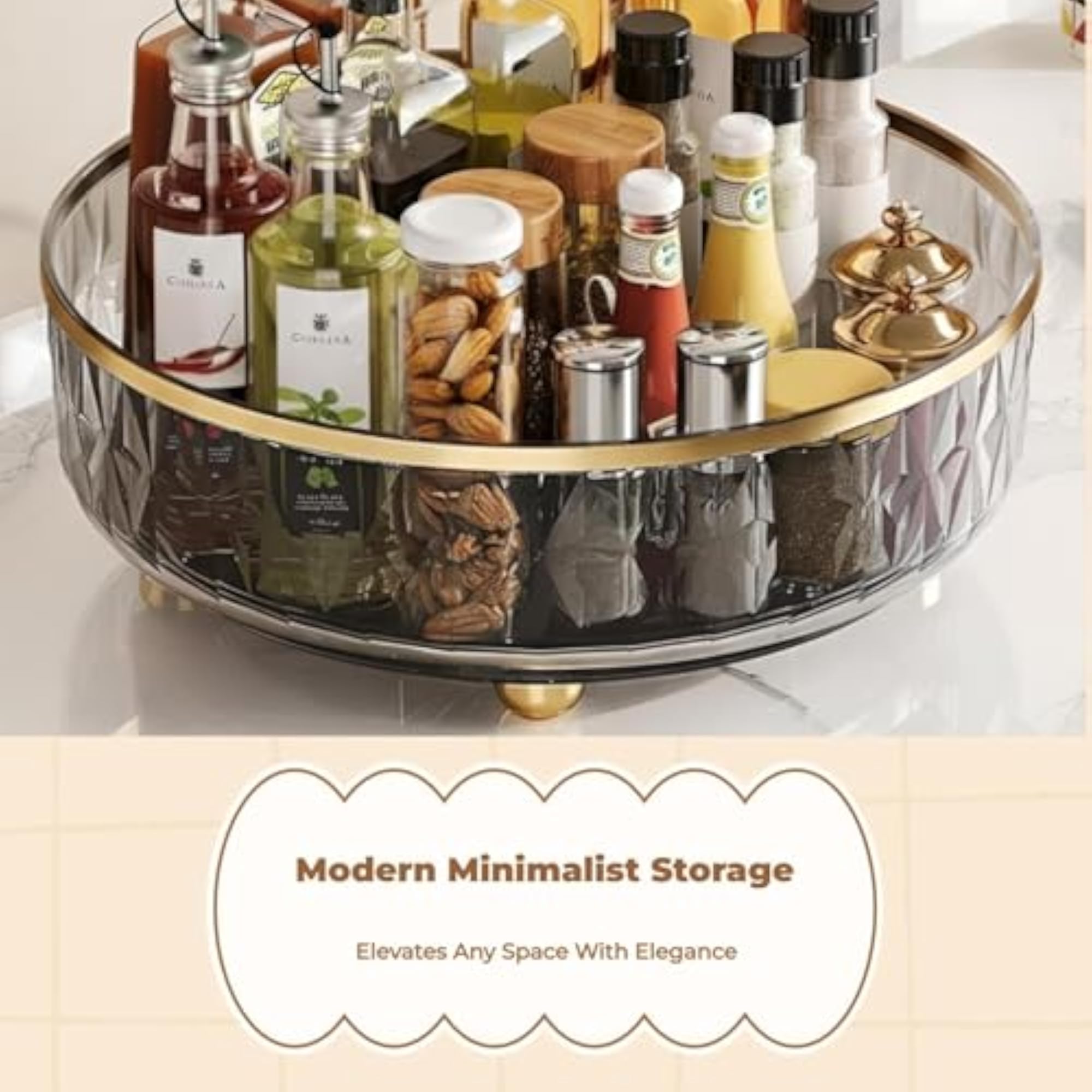 360 Rotating Makeup Organizer, Large Capacity Box