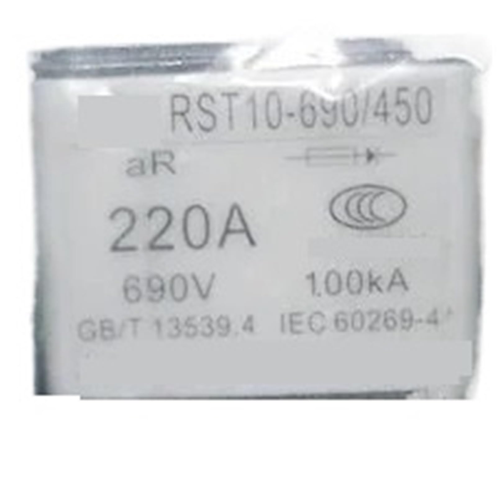 Fuses: RST10-690/450 220A 690V BC100KA / RST10-690/450 315A 450A 690V / RST10-500/125 125A 500V / RST10-500/63 63A 500V