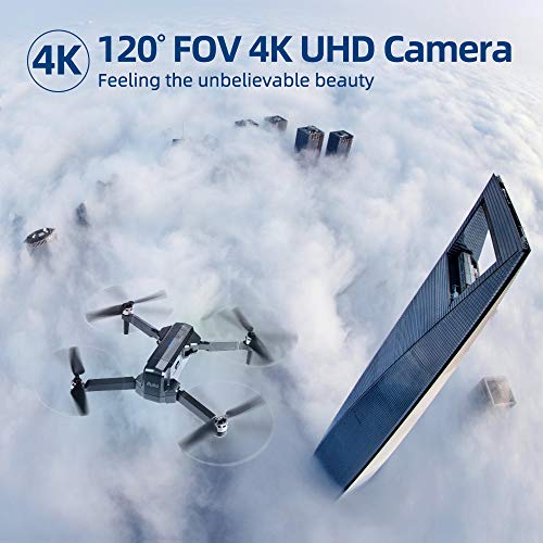 Holy Stone HS110D FPV RC Drone with 1080P HD Camera Live Video 120°Wide-Angle WiFi Quadcopter with Gravity Sensor, Voice Control, Gesture Control, Altitude Hold, Headless Mode, 3D Flip RTF 2 Batteries