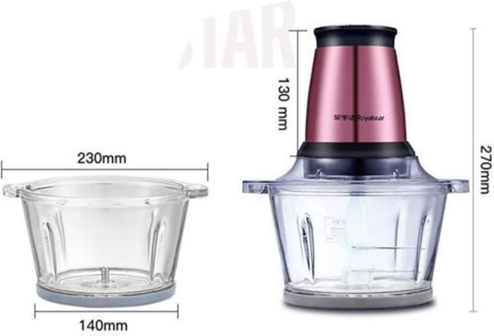 Electric Meat Grinder 220V 1.8L Large Capacity Household Stainless Steel Food Chopper Mincer Multifunctional Glass Bowl Blender Grinder for Meat Fruit Vegetable : Home & Kitchen
