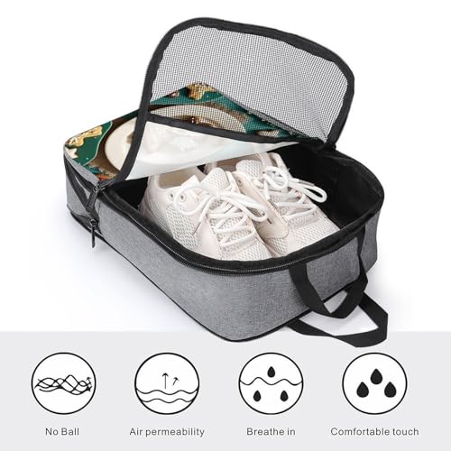 Bolsas de polvo para zapatos de golf de diseño resistente e impermeable con cremallera 4