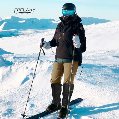 Image of Frelaxy Leg Gaiters Ultra HIGH-Performance Hunting Gaiters, 100% Waterproof Hiking Gaiters with Upgraded Rubber Foot Strap, Adjustable Snow Boot Gaiters