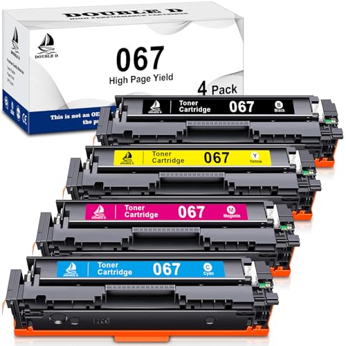 Toner compatible Canon 067H noir et couleur pour remplacer les consommables épuisés sur MF657CDW