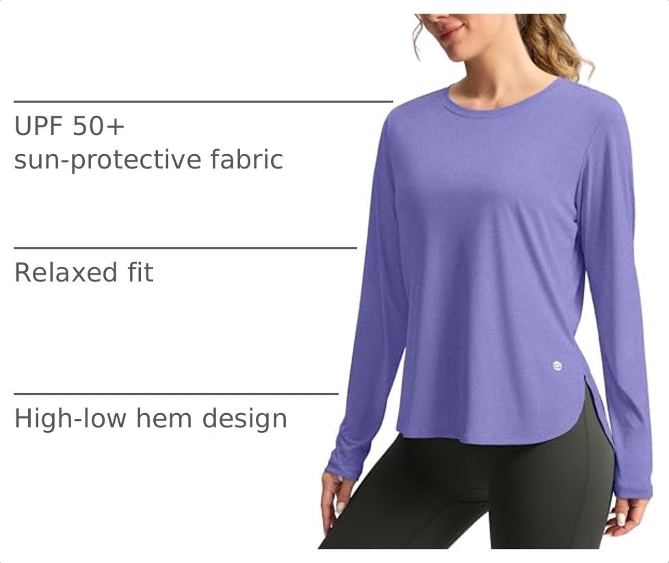 Image of G Gradual Women's Sun Shirts UPF 50+ Long Sleeve Workout Hiking Tops