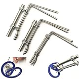 VISVIC 3 Pcs/Set Hydraulic Cylinder Piston Rod Seal Up U-Cup Installation Tool Auto Accessories Bucket Internial O-Rings Rebuild Installtion Tools Kit Universal for Mechanics J05321 (S/M/L)