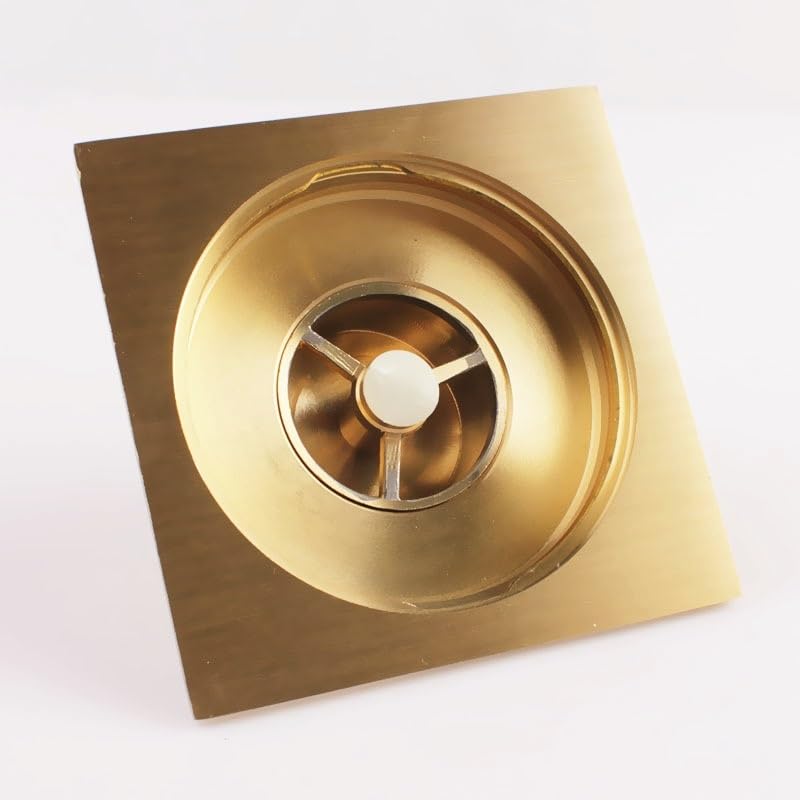 1pc 4 Inch Copper Deodorant Square Floor Drain Bathroom Washing Machine miniatura 5