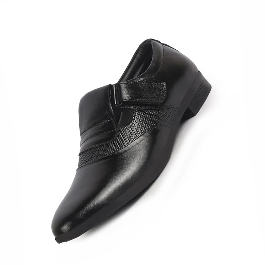 fausto Men Genuine Leather Broad Feet Breathable Slip On Pathani Shoe Style Sandals with Adjustable Strap|Memory Cushion Insole|Formal Office Wear-picture-22