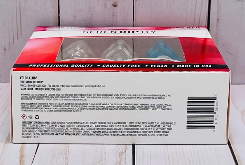 Seren-Dip-Ity_Color Club New York_21 Day Wear At Home Nail Color Dip Kit_Seeing Red, 1.0 Count