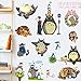JZLMF Sticker mural en papier autocollant Mon voisin Totoro pour chambre d'étudiant