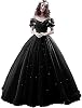 Datangep Womens Lace up Ball Gown Long Quinceanera Dress with Pleated Straps