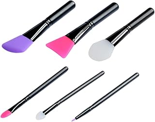 NOLITOY Juego de 6 brochas de silicona profes...