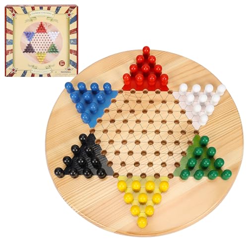 Juego de Mesa Damas Chinas en Madera 11.5 Pulgadas miniatura 6