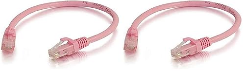 Miniatura 125 de C2G Cable de conexión cruzada Cat6, cable de remiendo Cat6 sin blindaje y sin engancho, cable Ethernet cruzado rojo, cable Ethernet UTP sin engancho