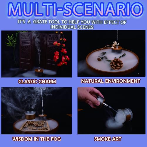 Máquina de humo mini portátil con control remoto inalámbrico, para producción audiovisual y cosplay miniatura 2