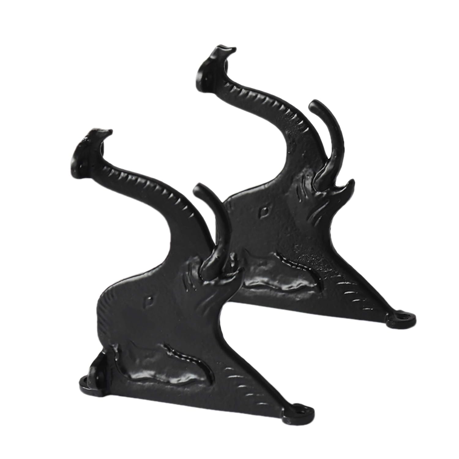 Metal Wall Hook Elephant Hanging Plant Bracket Decorative Straight Plant Hanger for Pots, Bird Feeders, Planters, Lanterns, Macrame, Wind Chimes Indoor Outdoor (Pack of 2)-image-35