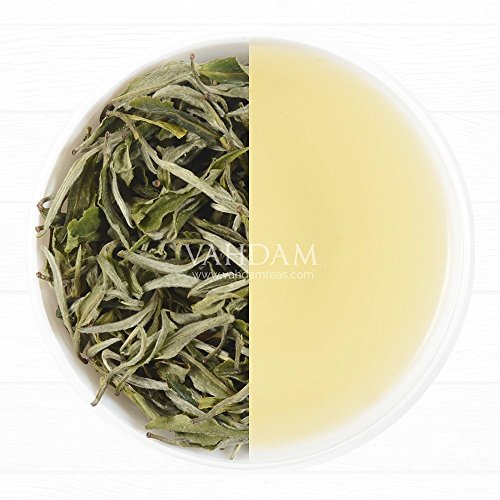 Image of VAHDAM, Exotic White Tea Leaves From The Blue Mountains (25 Cups /1.76oz) 100% Pure White Tea Loose Leaf - Mellow & Delicious | Pure Unblended Loose Leaf Tea | Vacuum Sealed