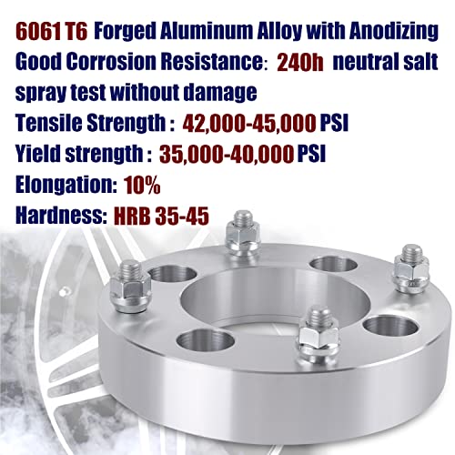 4X137 To 4X156 Wheel Adapters, 1.5 Inch 4X137Mm To 4X156Mm Forged Atv Utv Wheel Adapter For Outlander Commander Renegade Bayou With 12X1.5 Studs 110Mm Hub Bore #TOP4