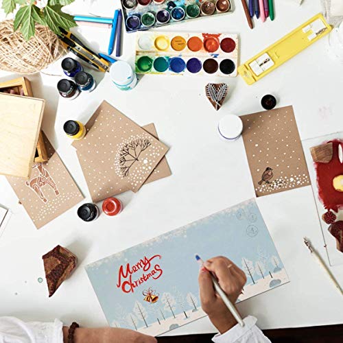 8-Pack Christmas Cards 5D Diy Diamond Painting For Adults Kids, Santa Claus Penguin Snowman The Christmas Tree, Art Round Diamond, Greeting, Thank You, Card Creativity For Holiday Family And Friends #TOP5