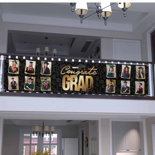 Personalized Banner With photo Custom graduation decorations class of 2024 Customized Graduation Banner Outdoor Graduation Decor Graduation Gifts