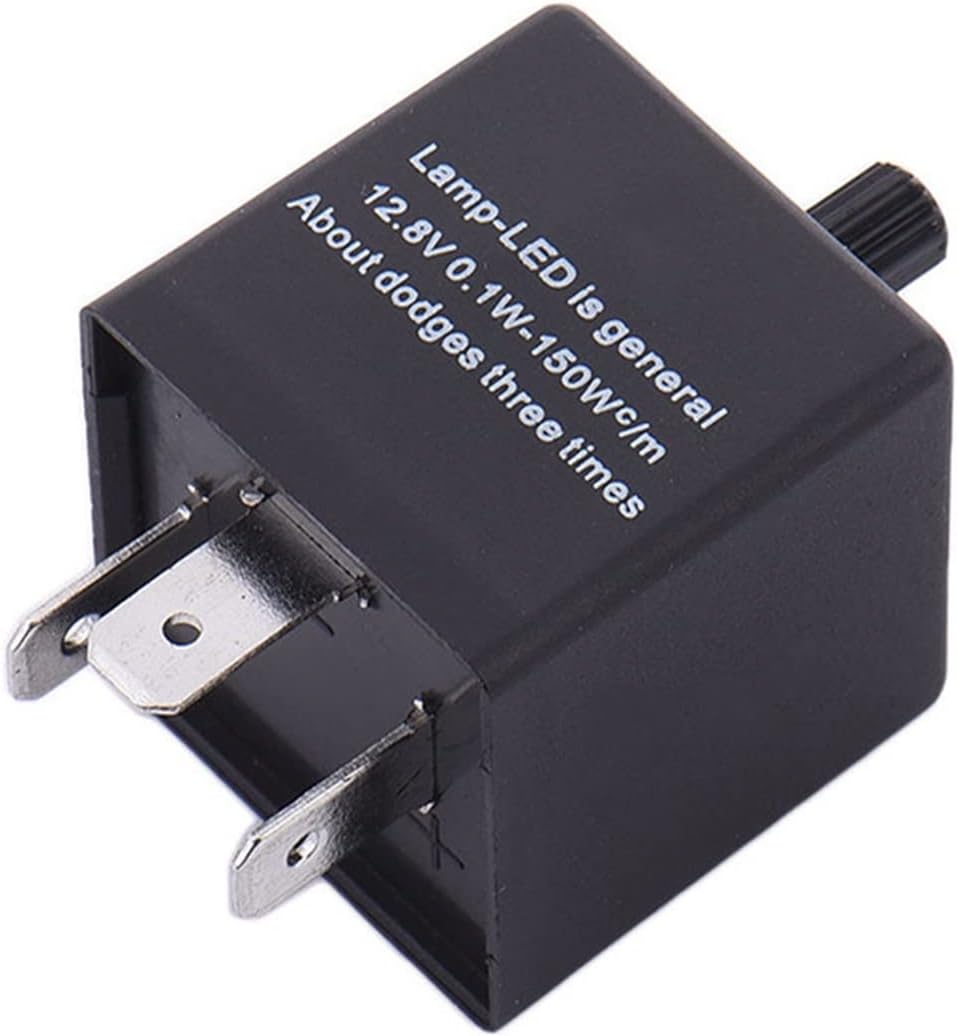 Relay CF13、CF14 JL-02 Flasher LED Turn Signal Relay 3 Pin Flasher Relay for Car and Motorcycle Modification (Color : Cf14 Jl-02 Kt)