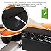 Sunicon Mini Guiatr Amp, 10W Portable and Rechargeable Electric Guitar Practice Amplifier for Daily Practice