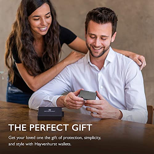 Hayvenhurst Slim Wallet For Men - Front Pocket RFID Blocking Minimalist Wallet For Men - Metal Wallet With Money Clip… - Image 5