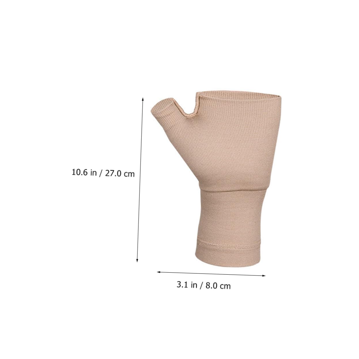 COLLBATH Relief Compression Gloves Fingerless Therapy Gloves for Men Women Low-impact Exercise Support