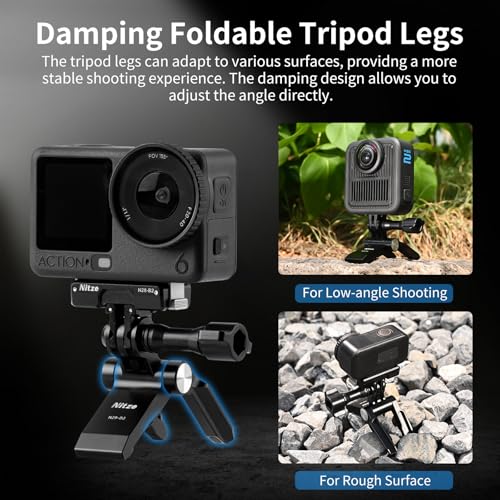 Soporte magnético Nitze N29-D2 con liberación rápida Arca para GoPro 4