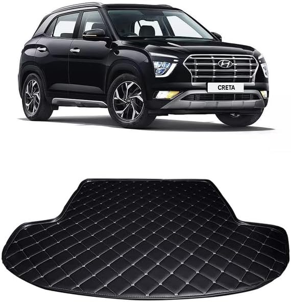 Auto Beast 7D Premium Custum Fitted Boot,Trunck,Diggy Mat for Creta