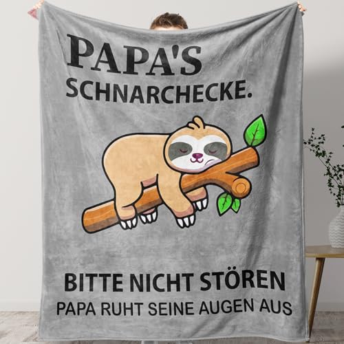 KAAYEE Papa Geschenk, Kuscheldecke Geschenke für Papa zum...