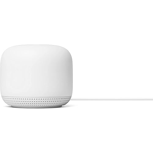 Google - Nest WiFi - WiFi Router Add On Access Point, Snow (Renewed)