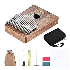 WGOEODI Piano à Pouces 17 Touches Kalimba, Micro intégré, avec Marteau de réglage d’autocollants de Livre de Musique… - Les Beatles, Paul McCartney, John Lennon, RIngo Starr, George Harrison