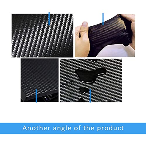 EAGLEG 1 PCS Car Brake Light Sticker for Nis-san Qashqai 2016, High Mount Stop Lamp Decals Carbon Fiber Protective Film Trunk Tail Light Decorative Accessories,Black - Image 3