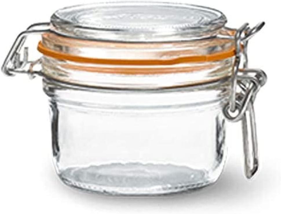 Le Parfait Lot de 6 Terrines en Verre de 125 Grammes Ø 7 cm