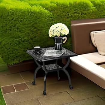 Amazon.com: JARDIN DE CENTENNIAL Cast Aluminum Outdoor Side