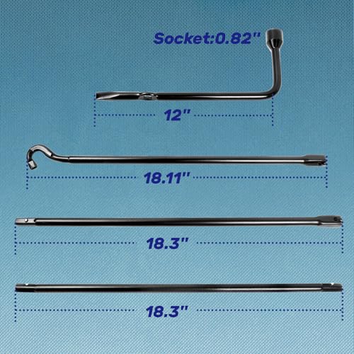 Image of Spare Tire Tool Kit for 2005-2022 Tacoma with Tire Jack Handle