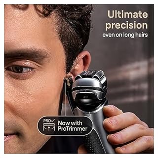 Braun Series 9 PRO+ Electric Shaver for Men with Precision Long Hair Trimmer, Wet and Dry Electric Razor with 6in1 SmartCare Center and Travel Case, 9567cc Galvano Silver