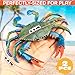 2 Pcs Blue Crab Toy - 6.6 X 5.3