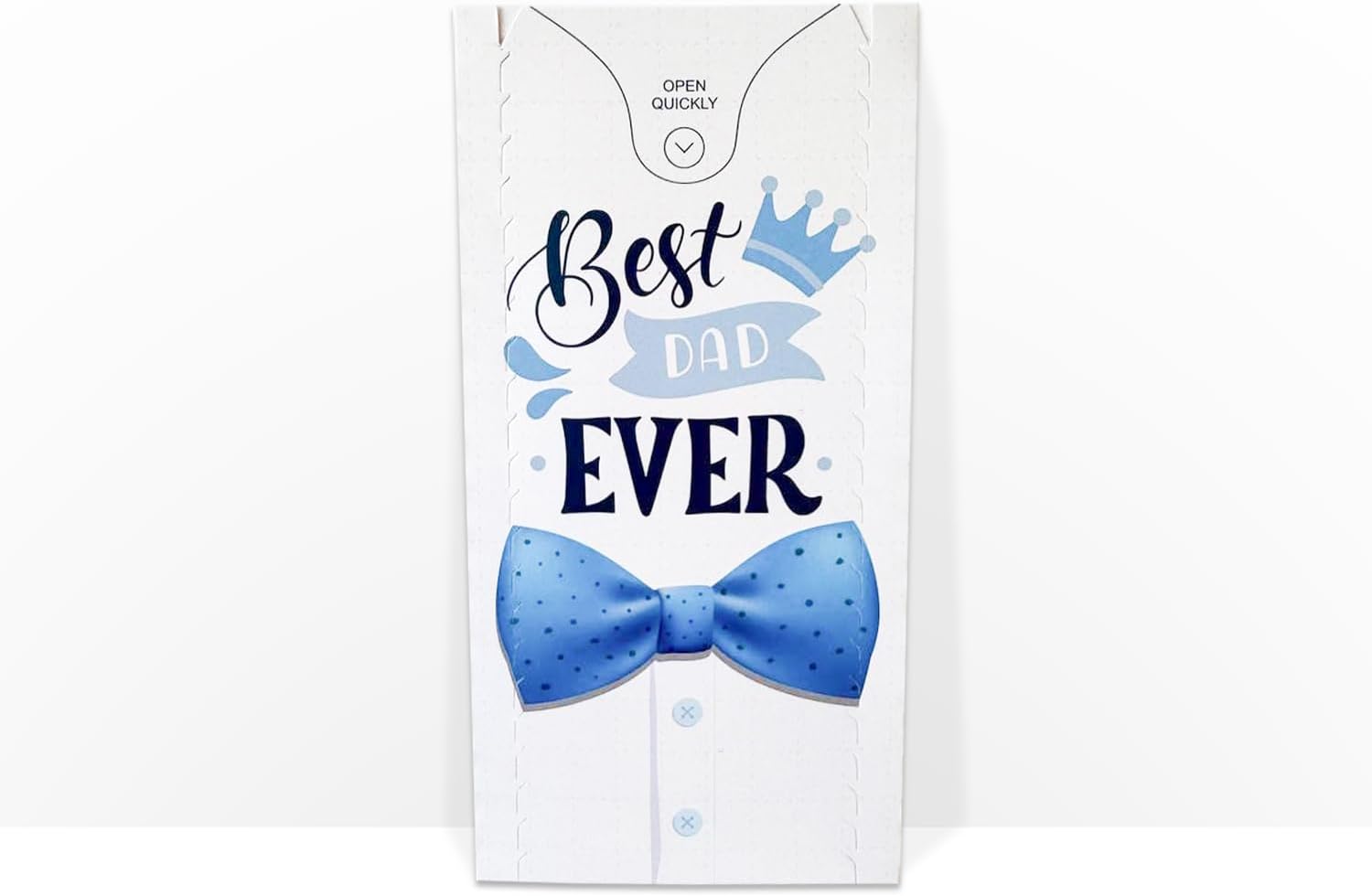 Notta&Belle FEEL LOVE EVERY MINUTE «BOOM» Exploding Confetti Dad Card (Best Dad Ever), Father's Day, Birthday Surprise Prank Card Pop up,