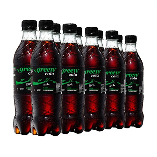 Green Cola Getränk Aspatamefrei Ohne Konservierungsstoffe Nur Natürliche Aromen Mit Stevia u. Saccarose inkl. Pfand (PET Flasche 0,5l 10er Pack) Cover