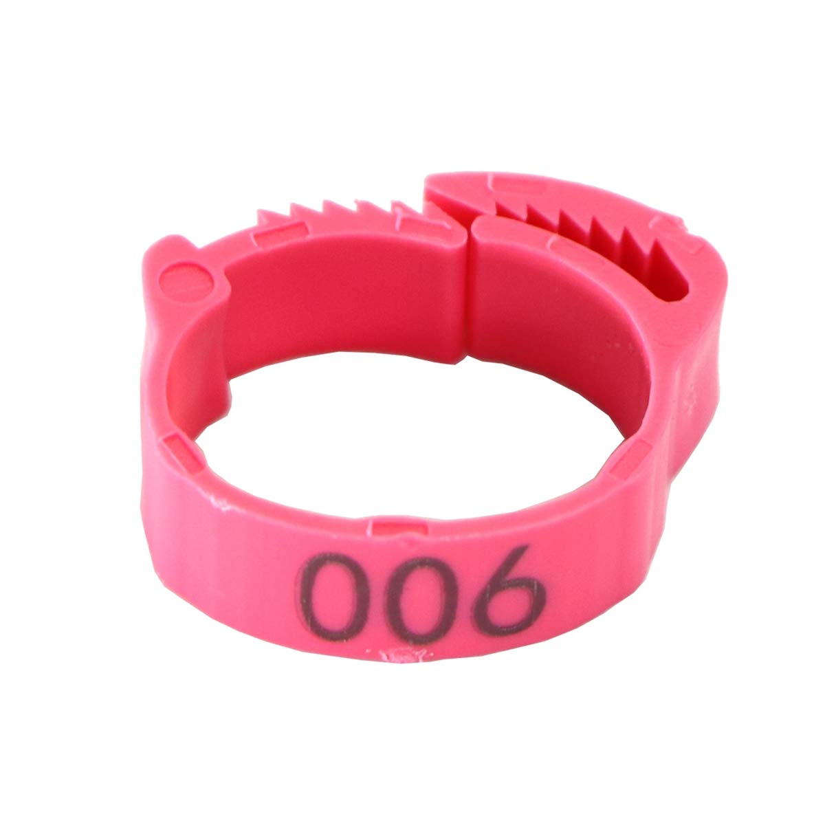 Jksdp 30Pcs Chicken Foot Ring Adjustable Size Poultry Leg Digital Label Buckle Ring Plastic Chick Duck Goose Farm Equipment