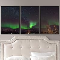3 Piece Framed Canvas Wall Art Astronomy & Space Canvas Prints Home Artwork Decoration for Living Room,Bedroom - 16