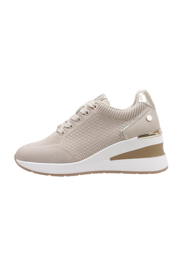 XTI - Scarpe Donna Beige - Scarpe comode e Versatili - Moda Casual - Modello 14372101 (Misurare 39)